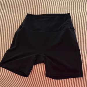 SET Active Black High-Waist Bike Shorts